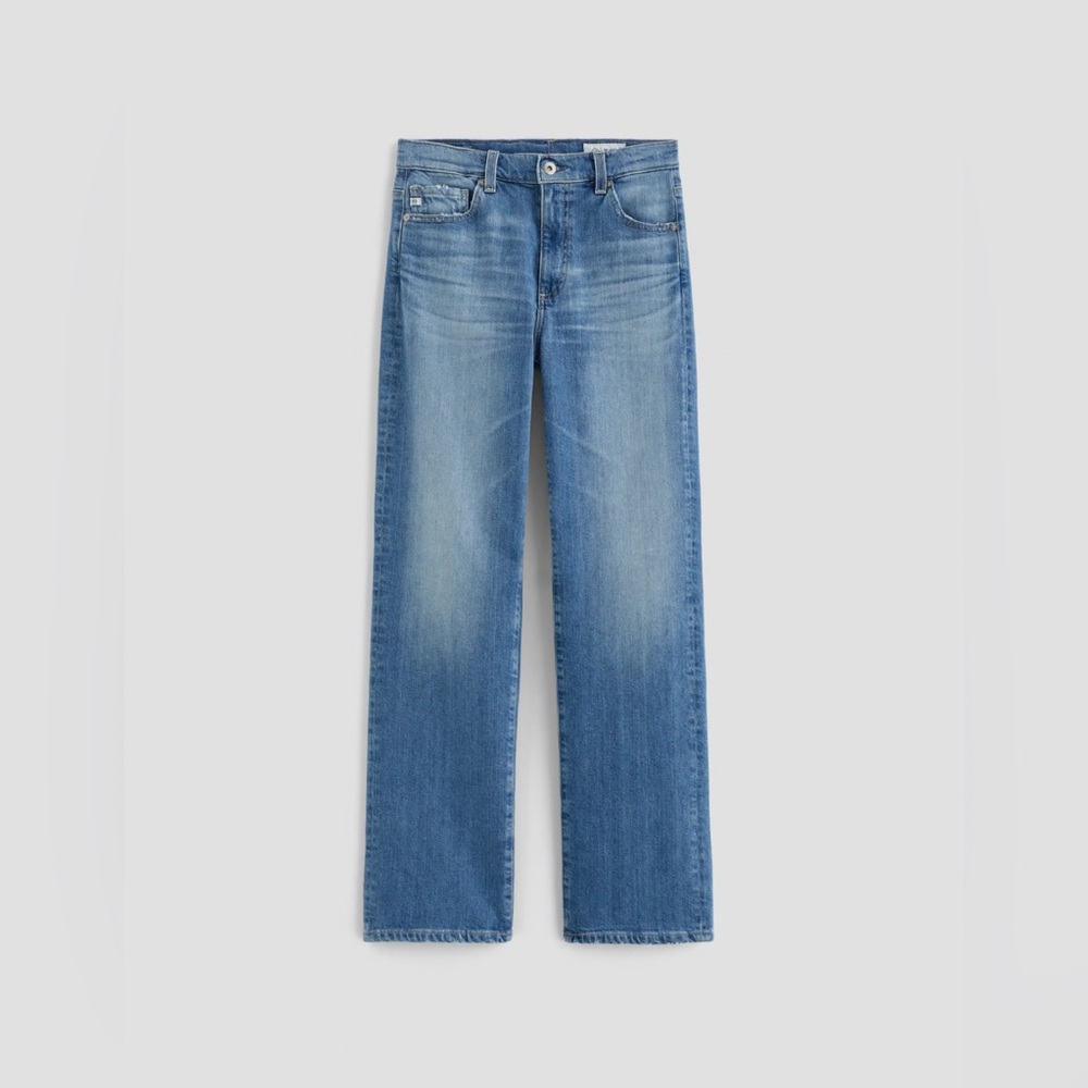 AG Jeans Brinley Mid-Rise Straight - Iris - Picture 8 of 8